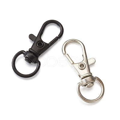 Craftdady Alloy Swivel Lobster Claw Clasps PALLOY-CD0001-04-1