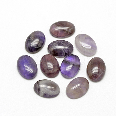 Natural Amethyst Cabochons X-G-R415-13x18-30-1