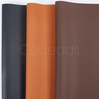 Rectangle PU Leather Fabric AJEW-WH0089-52B-01-1