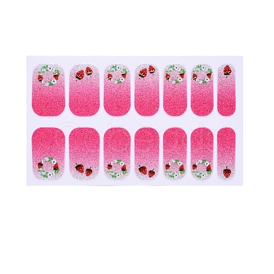 Glitter Powder Nail Art Full-Cover Sticker MRMJ-T078-ZA246-1