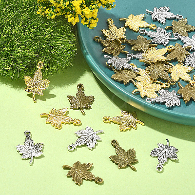 30Pcs 3 Colors Alloy Pendants PALLOY-CJ0002-21-1