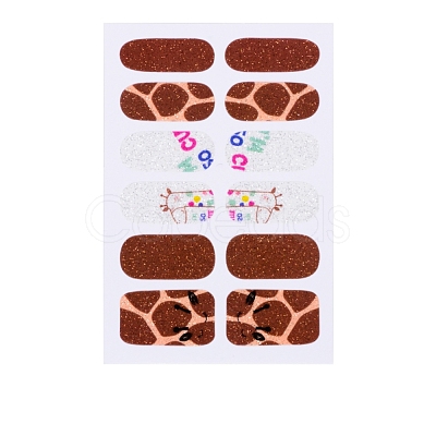 Full Cover Glitter Nail Polish Strips MRMJ-Q062-PP733-1