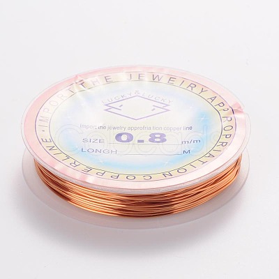 Copper Jewelry Wire CWIR-CW0.8mm-14-1