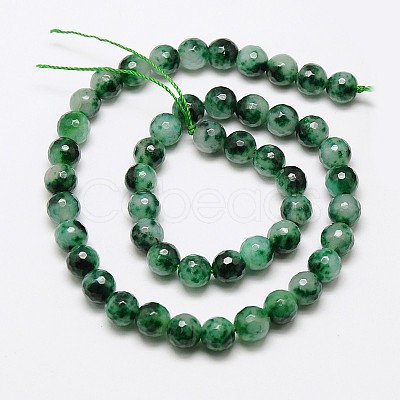 Natural Malaysia Jade Bead Strands G-M102-4mm-03-1