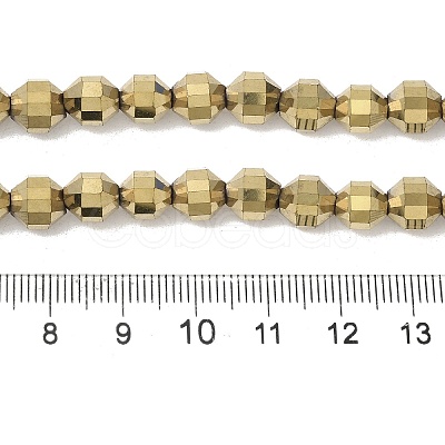 Electroplated Synthetic Non-magnetic Hematite Beads Strands G-I364-L01-01-1