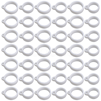 Gorgecraft 60Pcs 2 Style Silicone Pendant SIL-GF0001-43C-1