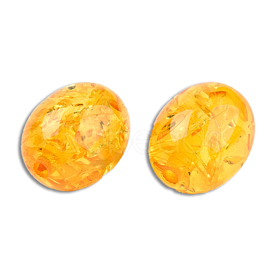 Resin Imitation Amber Beads RESI-N034-12-C02-1