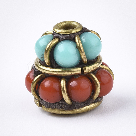 Handmade Indonesia Beads IPDL-S053-115C-1