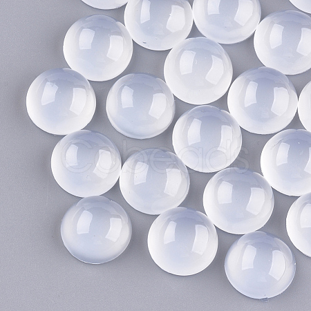 Translucent Resin Cabochons RESI-S361-20mm-08-1
