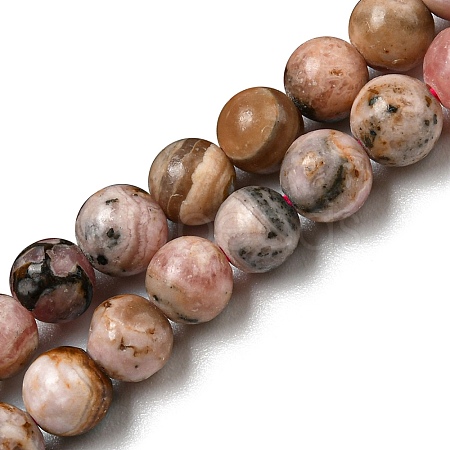Natural Rhodonite Beads Strands G-R494-A12-01-1