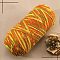 5-Ply Milk Cotton Knitting Acrylic Fiber Yarn, for Weaving, Knitting & Crochet, Orange, 2.5mm