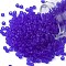 TOHO Round Seed Beads, Japanese Seed Beads, (942F) Sapphire Transparent Matte, 8/0, 3mm, Hole: 1mm, about 1110pcs/50g