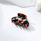 Tortoise Shell Hair Clip for Women, 6cm Barrette Claw Clamp with Acetic Acid Resin Texture, Fashionable Hair Accessories, Mixed Color, size 1