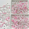 20G Glass Seed Beads, Mixed Shapes, DIY Necklace Bracelet Accessories, Pink, 2.5~7.5x2~4.5x2~4.5mm, Hole: 0.8~1.4mm