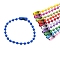 Spray Painted Iron Ball Chains, Soldered, without Spool/Card Paper, Mixed Color, 94mm