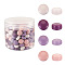 Glass Cabochons, Mosaic Tiles, for Home Decoration or DIY Crafts, Flat Round, Mixed Color, 11.5~12.5x6.5mm, 200pcs