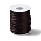 45M Polyester Cord, Satin Rattail Cord, for DIY Chinese Knot Making, Saddle Brown, 1.5mm, about 49.21 Yards(45m)/pc