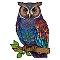 DIY Wooden Assembly Animal Toys Kits for Boys and Girls, 3D Puzzle Model for Kids, Children Intelligence Toys, Owl, Packaging: 100x100x35mm