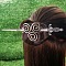 Antique Silver Viking Hair Sticks Hair Pin, Ladies Retro Hair Accessory, Rose Sword Hair Sticks, Tool, 180mm