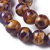 Synthetic Gold Clinquant Stone Beads Strands G-E551-A-3