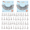 Letter A~Z Pendant Stitch Markers HJEW-AB00329-1