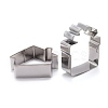 Stainless Steel Christmas Theme Mixed Pattern Cookie Candy Food Cutters Molds DIY-H142-14P-3