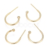 304 Stainless Steel Earring Hooks STAS-K211-01G-A-1