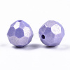 Spray Painted Acrylic Beads MACR-T037-05-3