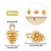 DICOSMETIC 20Pcs Brass Charms KK-DC0002-28-2