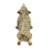 Brass Corgi Puppy Figurines Statues for Home Desktop Ornament Decor DJEW-Z008-01AB-2