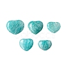 Natural Amazonite Heart Palm Stones PW-WG21258-01-3