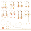 SUNNYCLUE DIY Flower Earring Making Kits DIY-SC0001-82G-1