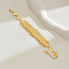 Brass Coin Link Bracelets SF1063-3-1