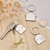 CHGCRAFT 17Pcs 3 Style Zinc Alloy Keychain KEYC-CA0001-22-3