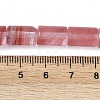 Cherry Quartz Glass Beads Strands G-Q159-A06-01-5