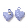 Spray Painted Alloy Pendants FIND-B016-01-2