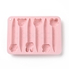 DIY Cartoon Animal Theme Crayon Food Grade Silicone Molds DIY-B057-08-2