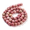 Natural Rhodonite Beads Strands G-H028-A07-01-3