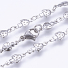 304 Stainless Steel Chain Necklaces STAS-P164-15P-2