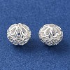 Rack Plating Brass Pave Cubic Zirconia Beads KK-M285-32B-S-2