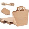 Nbeads Rectangle Foldable Creative Kraft Paper Gift Bag CON-NB0001-86-1