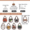 SUNNYCLUE DIY Halloween Drop Earring Making Kit DIY-SC0021-79-2