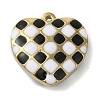 304 Stainless Steel Enamel Pendants STAS-E216-02G-01-1