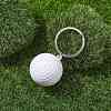 ABS Plastic Sports Ball Theme Pendants Keychains KEYC-JKC00659-03-2