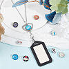 SUNNYCLUE DIY Interchangeable Dome Office Lanyard ID Badge Holder Necklace Making Kit DIY-SC0021-97F-4