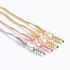 Brass Wheat Chain Bracelet Making MAK-I014-01-2