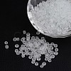 6/0 Frosted Round Glass Seed Beads X-SEED-A008-4mm-M1-1