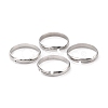 316 Surgical Stainless Steel Adjustable Finger Ring Settings STAS-XCP0001-57-1