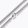 304 Stainless Steel Box Chain Necklaces NJEW-F248-04B-P-2