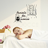 Translucent PVC Self Adhesive Wall Stickers STIC-WH0015-032-4